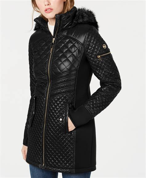 michael kors lightweight puffer coat|Michael Kors puffer jacket macy's.